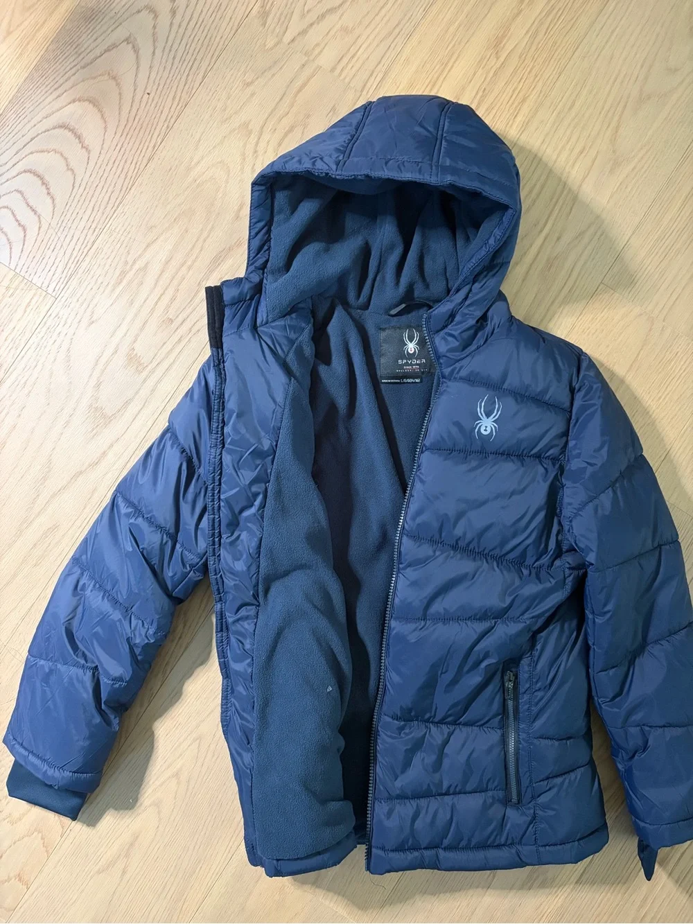 Spyder Hooded Puffer Rain Jacket